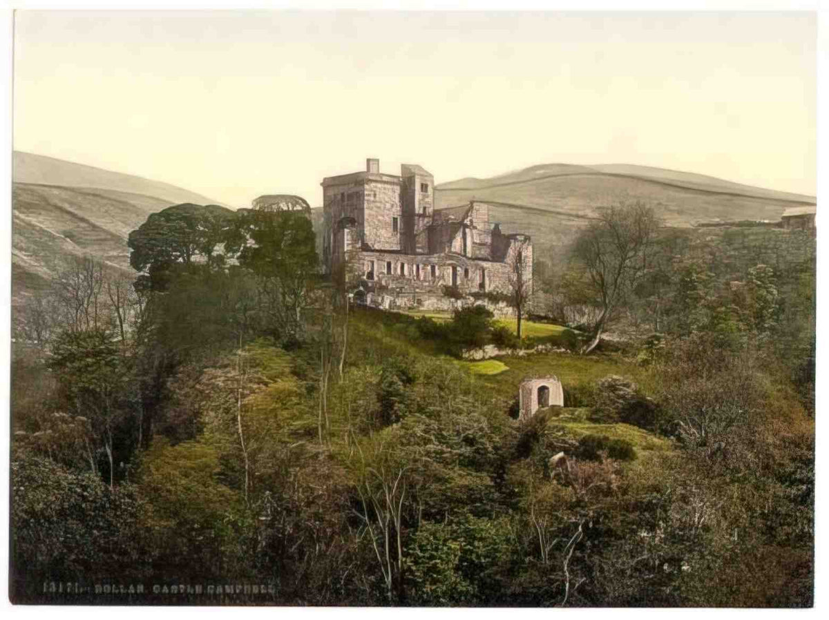 Clackmannanshire Dollar Castle Campbell Vintage A4 Photo Print