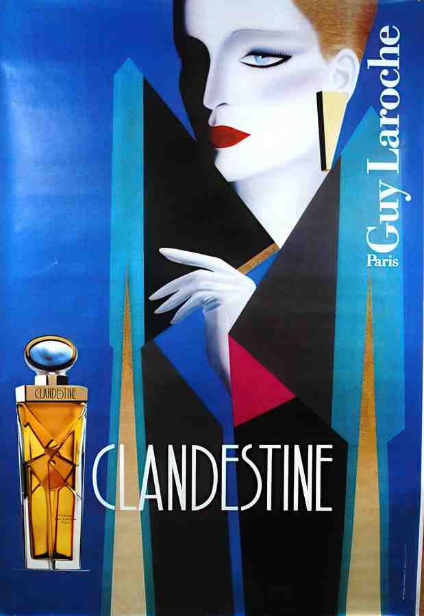 ClandestineText Vintage Advert A4 Photo Print