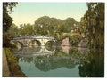 Clare College and Bridge Cambridge Vintage A4 Photo Print