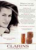 Clarins Extra Firming 1990s Vintage Retro Advert