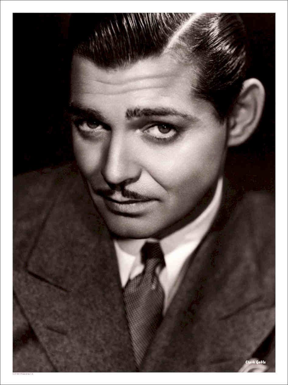 Clark Gable Fall Colours Vintage Retro Advert Poster A4 Photo Print