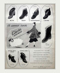 Clarks Eksimoi Boots Vintage Retro Advert Poster A4 Photo Print