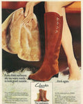 Clarks Legshapers Boots Vintage Retro Advert Poster A4 Photo Print