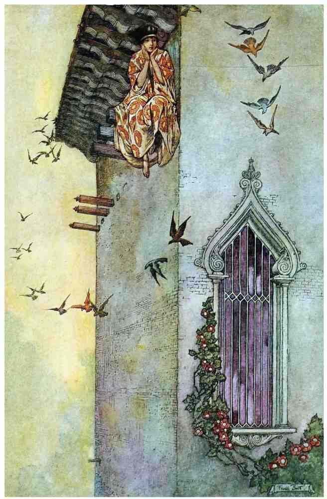 Classic Vintage v1 Page 061 Fairy Art Vintage Illustration A4 Photo Print