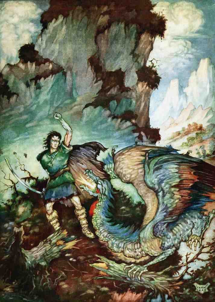Classic Vintage v1 Page 099 Fairy Art Vintage Illustration A4 Photo Print