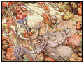 Classic Vintage v2 Page 192 Fairy Art Vintage Illustration A4 Photo Print