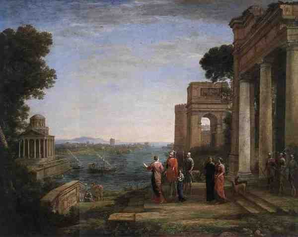 Claude Lorrain Aeneas Farewell To Dido In Carthago A4 Photo Print