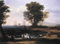 Claude Lorrain Coast Scene With The Rape Of Europa A4 Photo Print