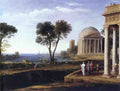 Claude Lorrain Landscape With Aeneas At Delos A4 Photo Print