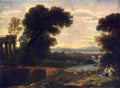 Claude Lorrain Landscape With Shepherds2 A4 Photo Print