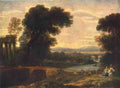 Claude Lorrain Landscape With The Rest On The Flight Into Egypt 1666 A4 Photo Print