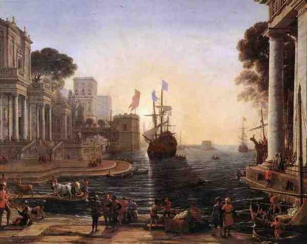 Claude Lorrain Ulysses Returns Chryseis To Her Father A4 Photo Print