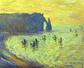 Claude Monet Cliffs At Etretat Art A4 Photo Print