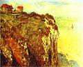 Claude Monet Cliffs Near Dieppe Art A4 Photo Print
