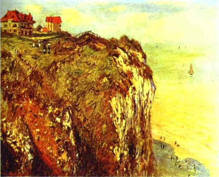 Claude Monet Cliffs Near Dieppe Art A4 Photo Print