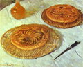 Claude Monet Flat Bread Art A4 Photo Print
