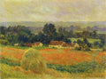Claude Monet Haystack At Giverny Art A4 Photo Print