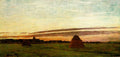 Claude Monet Haystacks At Chailly At Sunrise Art A4 Photo Print
