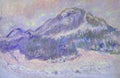 Claude Monet Mount Kolsaas In Norway Art A4 Photo Print