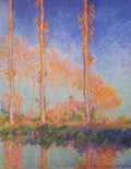 Claude Monet Poplars At Philadelphia A4 Photo Print