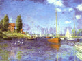 Claude Monet Red Boats. Argenteuil Art A4 Photo Print