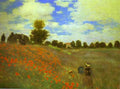 Claude Monet Red Poppies At Argenteuil Art A4 Photo Print