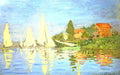 Claude Monet Regata At Argenteuil Art A4 Photo Print
