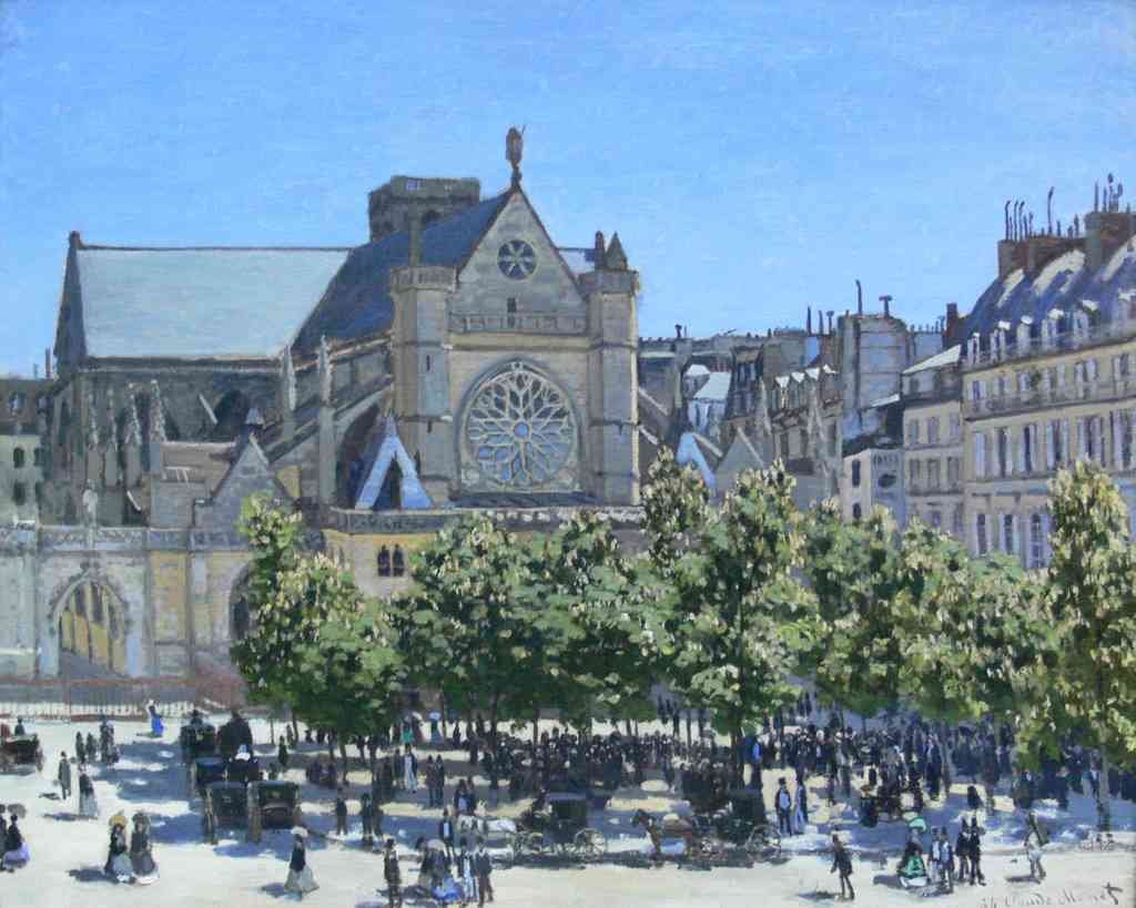Claude Monet Saintgermain Auxerrois Paris 1867 A4 Photo Print