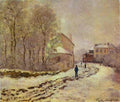Claude Monet Snow At Argenteuil Art A4 Photo Print UK