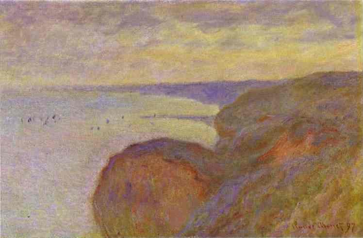 Claude Monet Steep Banks Near Dieppe Art A4 Photo Print UK