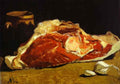 Claude Monet Still Life Piece Of Beef Art A4 Photo Print UK