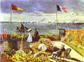 Claude Monet Terrace At Saint Adresse Art A4 Photo Print