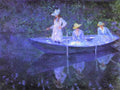 Claude Monet The Bark At Giverny Art A4 Photo Print