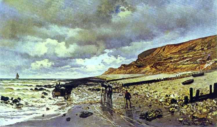 Claude Monet The Cape De La Hève At Low Tide Art A4 Photo Print