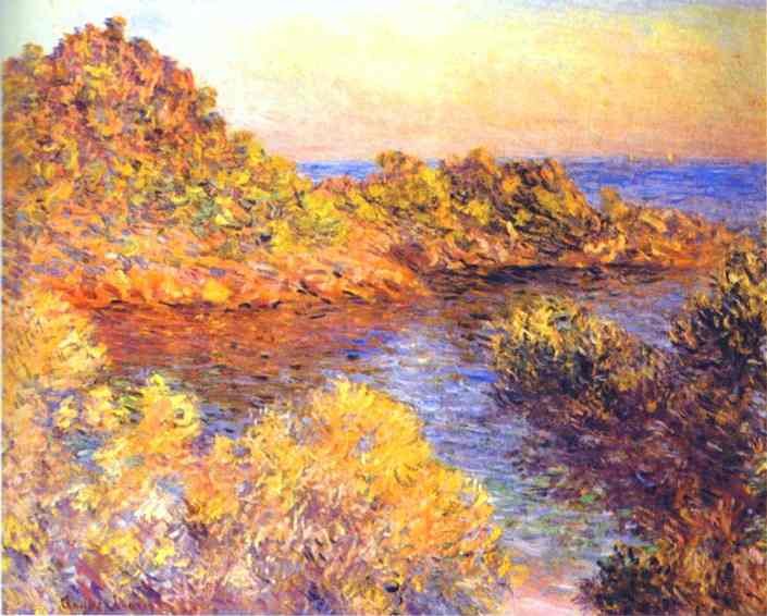Claude Monet The Cape Martin Art A4 Photo Print
