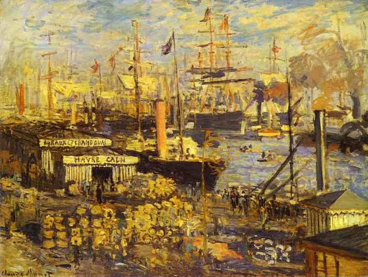 Claude Monet The Grand Dock At Le Havre (Le Grand Quai Au Art A4 Photo Print UK