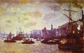 Claude Monet The London Harbour Art A4 Photo Print