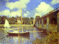 Claude Monet The Road Bridge At Argenteuil Art A4 Photo Print