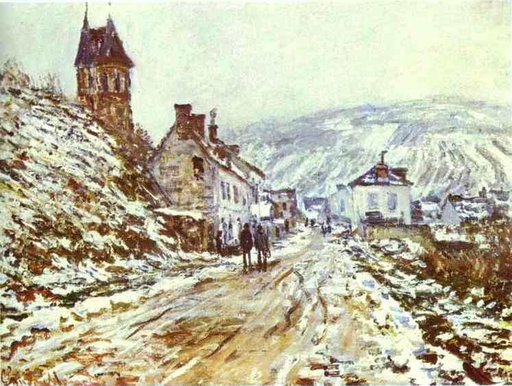 Claude Monet The Road To VEtheuil Art A4 Photo Print UK