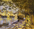 Claude Monet The Seine At Rouen (La Seine Ó Rouen) Art A4 Photo Print UK