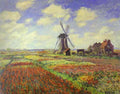 Claude Monet Tulip Fields In Holland Art A4 Photo Print