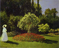 Claude Monet Woman In The Garden (Saint Adresse) Art A4 Photo Print