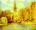 Claude Monet Zuiderkerk In Amsterdam Art A4 Photo Print