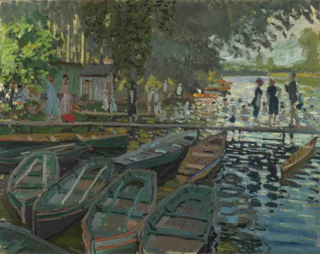 Claude Oscar Monet Bathers at La Grenouillere A4 Photo Print