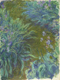 Claude Oscar Monet Irises A4 Photo Print