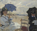 Claude Oscar Monet The Beach at Trouville A4 Photo Print