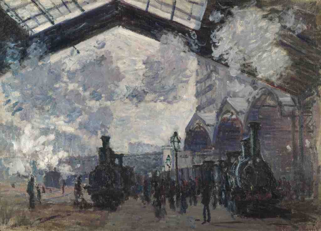 Claude Oscar Monet The Gare St Lazare A4 Photo Print