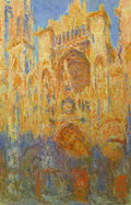 Claudemonet Rouen Cathedral Facade At Sunset A4 Photo Print