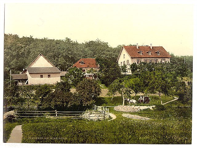 Claushof Bad Kissengen Bavaria Vintage A4 Photo Print