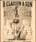 Claussen Bock Beer Vintage Retro Advert Poster A4 Photo Print